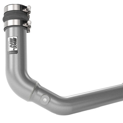 K&N 22-23 Subaru WRX 2.4L H4 Aluminum Charge Pipe Kit - Gunmetal Gray