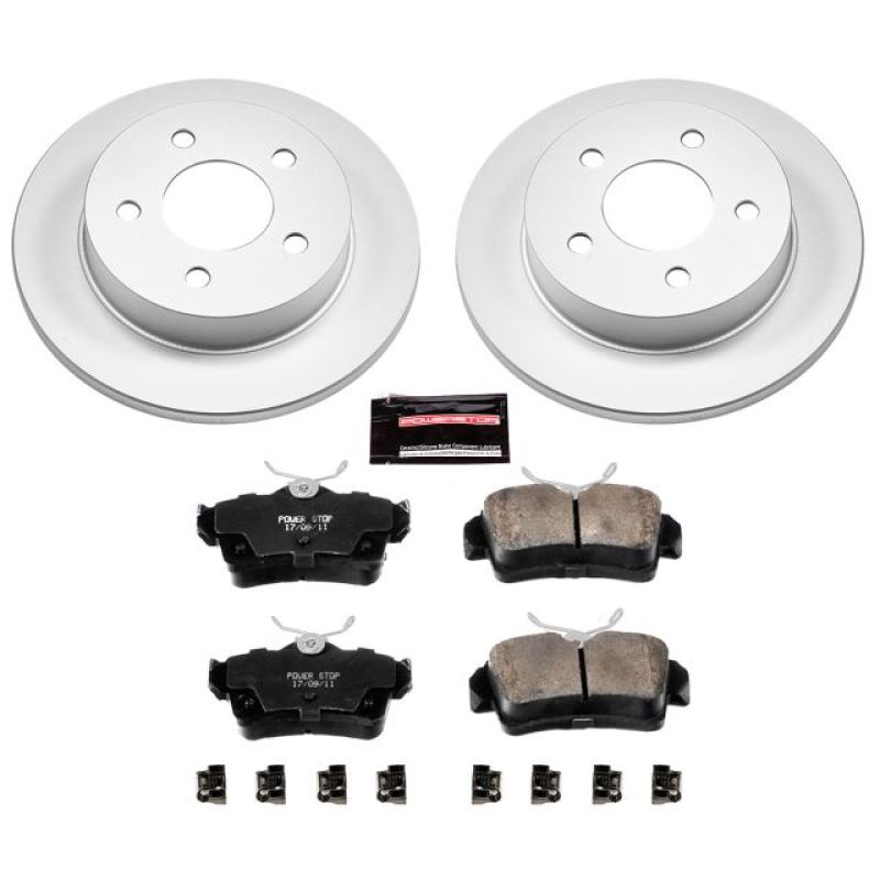 Power Stop 94-04 Ford Mustang Rear Z17 Evolution Geomet Coated Brake Kit Power Stop 94-04 Ford Mustang Rear Z17 Evolution Geomet Coated Brake Kit