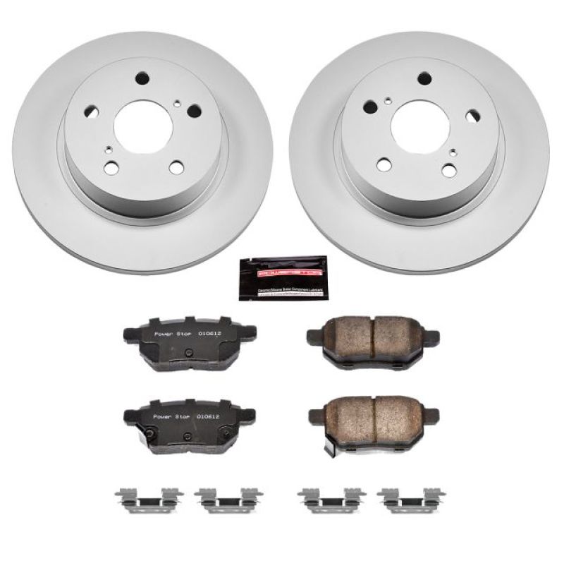 Power Stop 11-16 Scion tC Rear Z17 Evolution Geomet Coated Brake Kit Power Stop 11-16 Scion tC Rear Z17 Evolution Geomet Coated Brake Kit