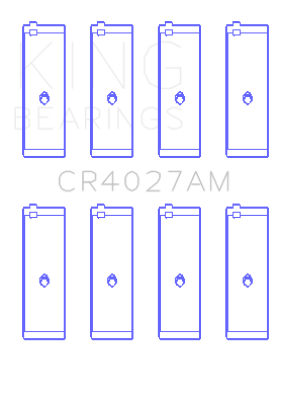 King Engine Bearings Toyota 3E (Size +0.75mm) Connecting Rod Bearing Set King Engine Bearings Toyota 3E (Size +0.75mm) Connecting Rod Bearing Set