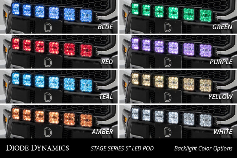 Diode Dynamics 17-20 Ford Raptor SS5 Grille CrossLink Lightbar Kit - Pro White Combo Diode Dynamics 17-20 Ford Raptor SS5 Grille CrossLink Lightbar Kit - Pro White Combo