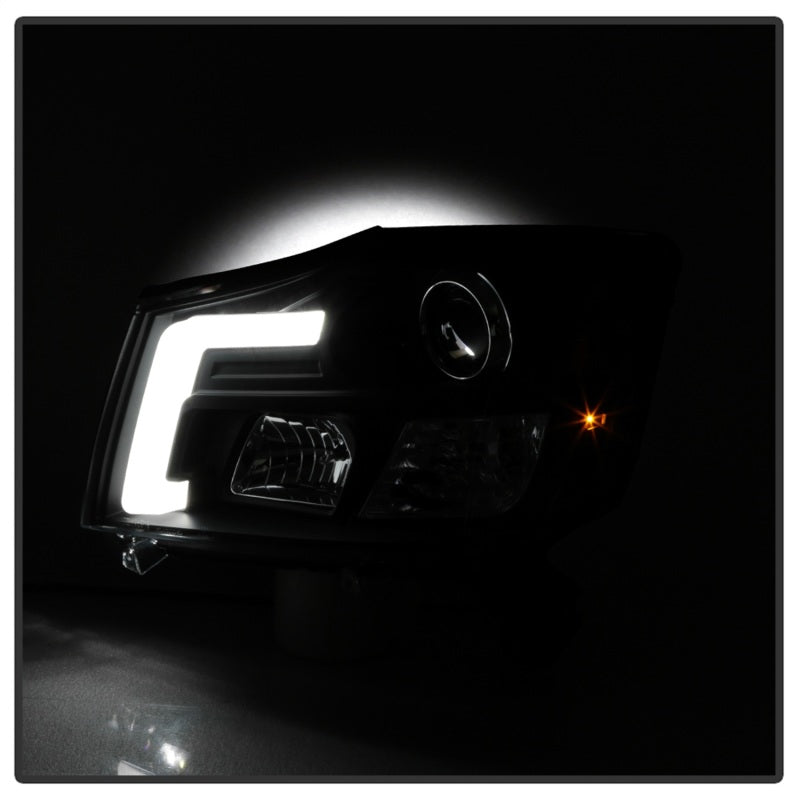Spyder 04-15 Nissan Titan / 04-07 Nissan Armada V2 Projector Headlights - Black PRO-YD-NTI04-DRL-BK Spyder 04-15 Nissan Titan / 04-07 Nissan Armada V2 Projector Headlights - Black PRO-YD-NTI04-DRL-BK