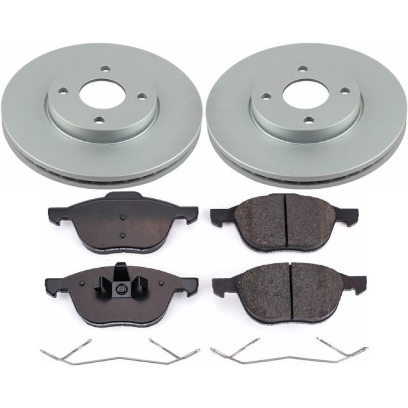 Power Stop 05-07 Ford Focus Front Z17 Evolution Geomet Coated Brake Kit Power Stop 05-07 Ford Focus Front Z17 Evolution Geomet Coated Brake Kit