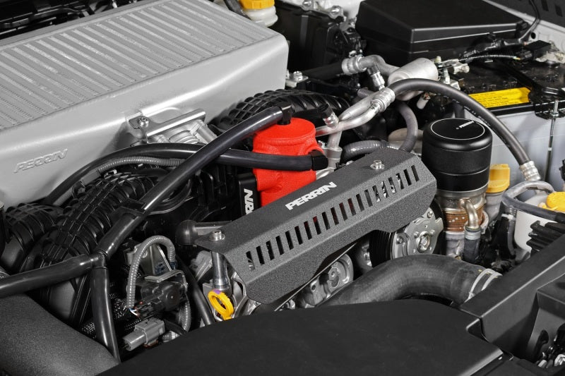 PERRIN 22-24 Subaru WRX Air Oil Separator - Red PERRIN 22-24 Subaru WRX Air Oil Separator - Red