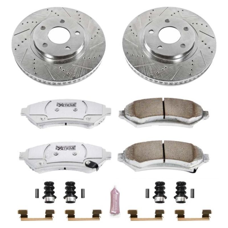 Power Stop 00-04 Buick LeSabre Front Z26 Street Warrior Brake Kit Power Stop 00-04 Buick LeSabre Front Z26 Street Warrior Brake Kit