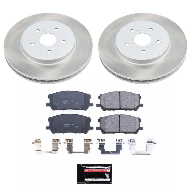 Power Stop 06-07 Toyota Highlander Front Semi-Coated Rotor Kit Power Stop 06-07 Toyota Highlander Front Semi-Coated Rotor Kit