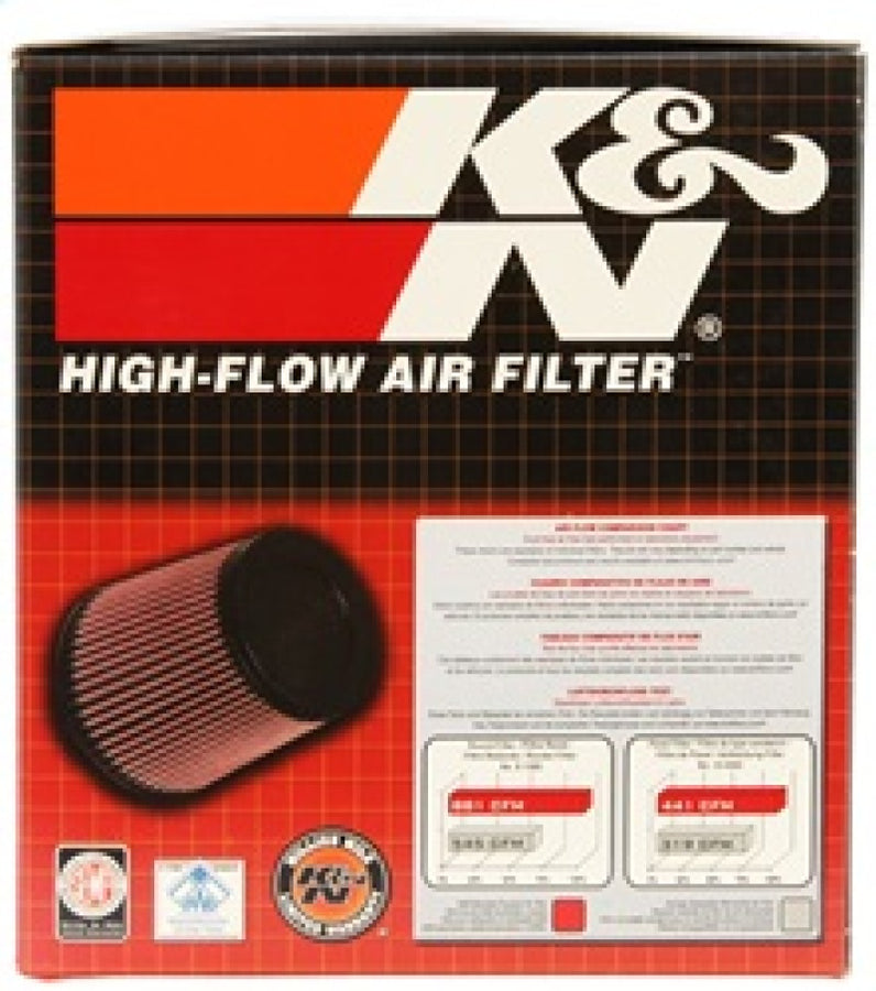 K&N Universal Chrome Filter 2.875in Flange ID / 5.188 Base OD / 3.5in Top OD / 4.438in Height K&N Universal Chrome Filter 2.875in Flange ID / 5.188 Base OD / 3.5in Top OD / 4.438in Height