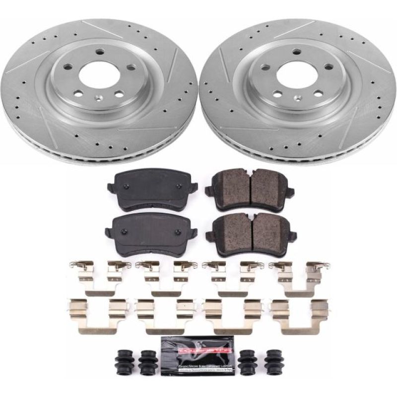 Power Stop 2012 Audi A7 Quattro Rear Z23 Evolution Sport Brake Kit Power Stop 2012 Audi A7 Quattro Rear Z23 Evolution Sport Brake Kit