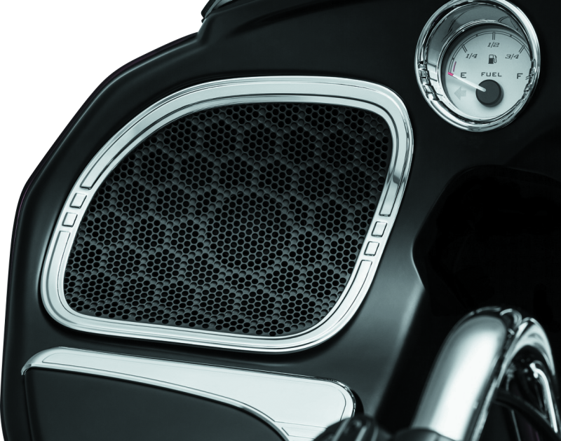 Kuryakyn Tri-Line Speaker Accents For Road Glide Chrome Kuryakyn Tri-Line Speaker Accents For Road Glide Chrome