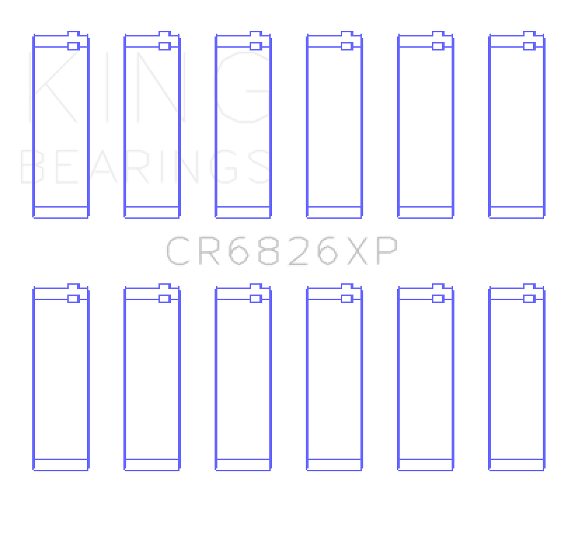 King Engine Bearings Gm/Holden 3.6 Lf4/Lfx/Lgx (Size +0.25mm) Connecting Rod Bearing Set King Engine Bearings Gm/Holden 3.6 Lf4/Lfx/Lgx (Size +0.25mm) Connecting Rod Bearing Set