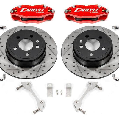 BMR 08-23 Dodge Challenger Brake Kit For 15in Conversion Red Calipers Demon/Redeye