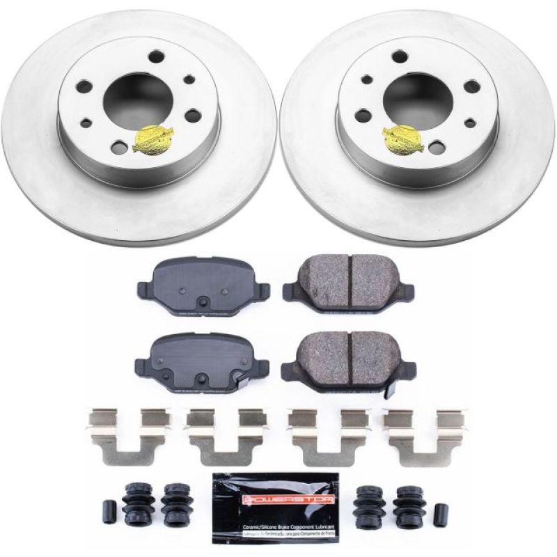 Power Stop 12-18 Fiat 500 Rear Z23 Evolution Sport Coated Brake Kit Power Stop 12-18 Fiat 500 Rear Z23 Evolution Sport Coated Brake Kit