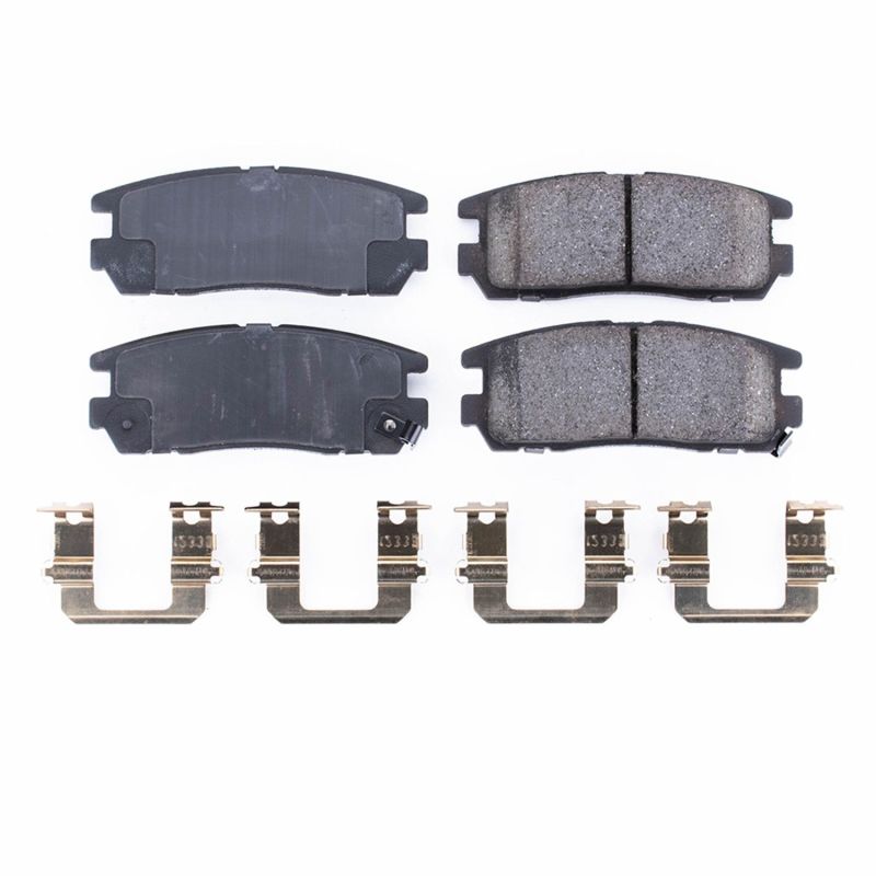 Power Stop 96-99 Acura SLX Rear Z17 Evolution Ceramic Brake Pads w/Hardware Power Stop 96-99 Acura SLX Rear Z17 Evolution Ceramic Brake Pads w/Hardware