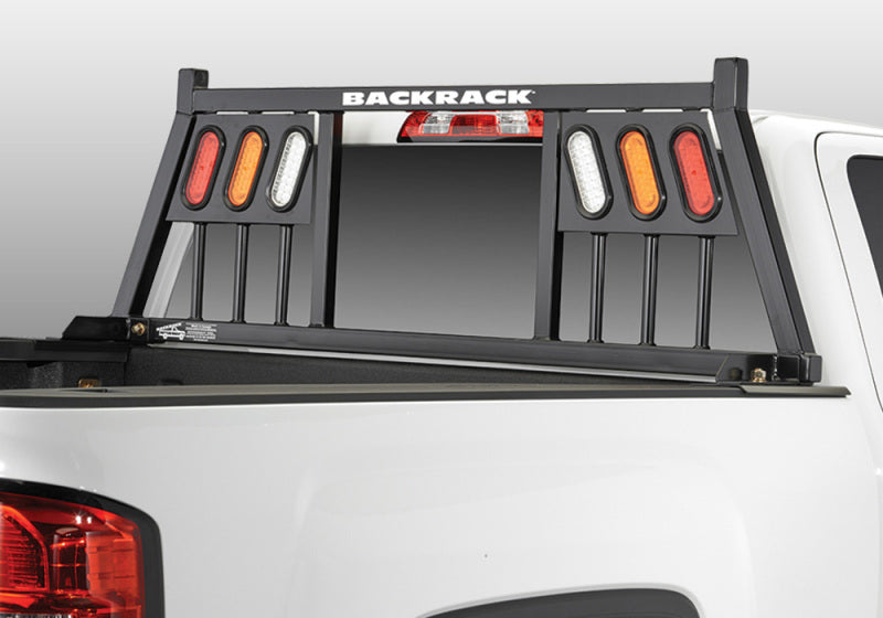 BackRack 99-23 Ford F250/350/450 (Aluminum Body) Three Light Rack Frame Only Requires Hardware BackRack 99-23 Ford F250/350/450 (Aluminum Body) Three Light Rack Frame Only Requires Hardware