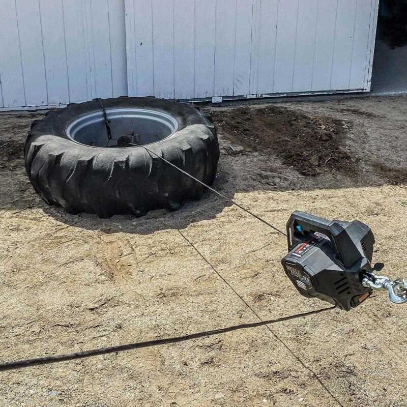 Superwinch Hand Hauler 1000 Winch 24 VDC 1000 lbs Line Pull Soft Shackle Rope End Safely Superwinch Hand Hauler 1000 Winch 24 VDC 1000 lbs Line Pull Soft Shackle Rope End Safely