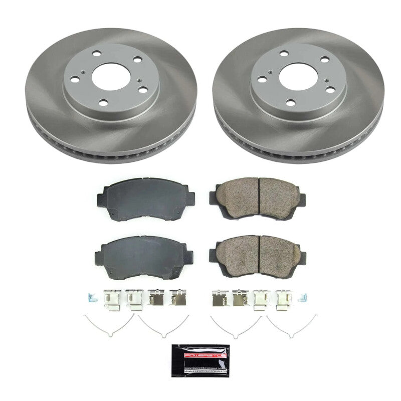 Power Stop 00-01 Toyota Camry Front Semi-Coated Rotor Kit Power Stop 00-01 Toyota Camry Front Semi-Coated Rotor Kit