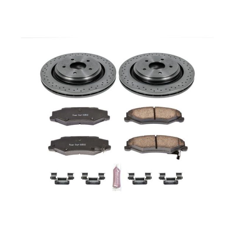 Power Stop 06-09 Cadillac XLR Rear Autospecialty Brake Kit Power Stop 06-09 Cadillac XLR Rear Autospecialty Brake Kit
