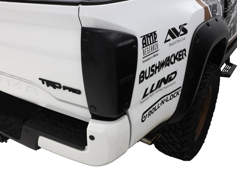 AVS 16-18 Toyota Tacoma Tail Shades Tail Light Covers - Smoke AVS 16-18 Toyota Tacoma Tail Shades Tail Light Covers - Smoke