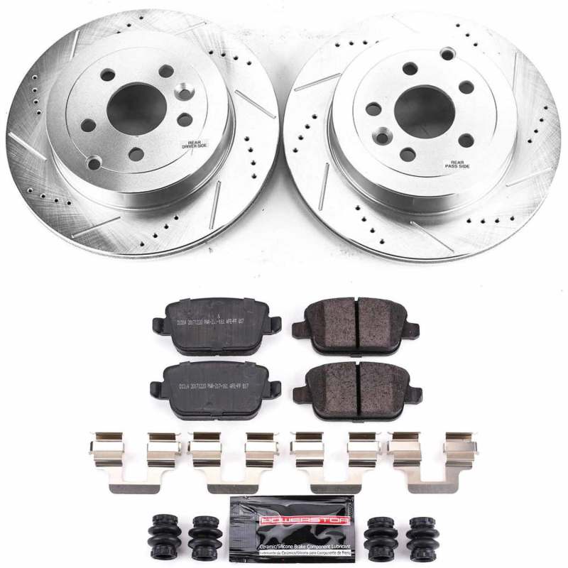 Power Stop 08-12 Land Rover LR2 Rear Z23 Evolution Brake Kit Power Stop 08-12 Land Rover LR2 Rear Z23 Evolution Brake Kit