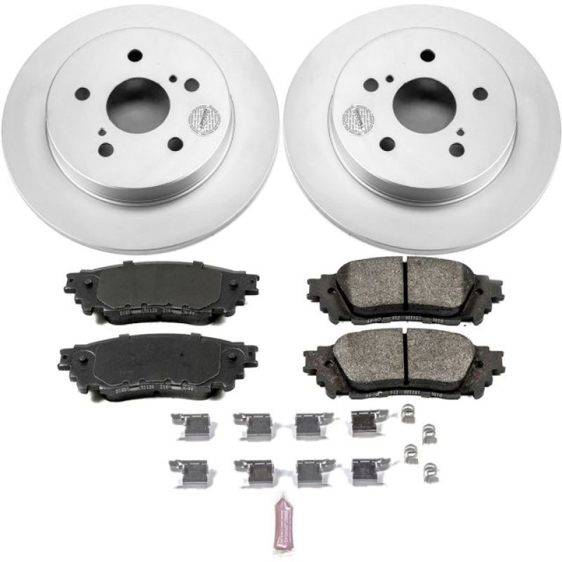 Power Stop 15-17 Lexus NX200t Rear Z17 Evolution Geomet Coated Brake Kit Power Stop 15-17 Lexus NX200t Rear Z17 Evolution Geomet Coated Brake Kit