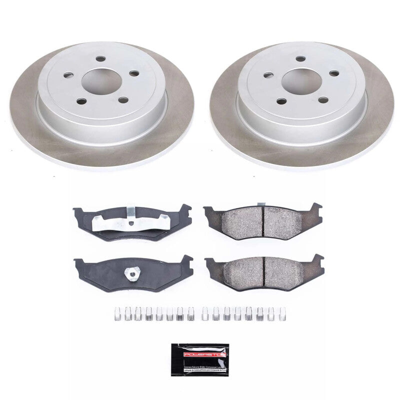 Power Stop 95-01 Plymouth Neon Rear Semi-Coated Rotor Kit Power Stop 95-01 Plymouth Neon Rear Semi-Coated Rotor Kit