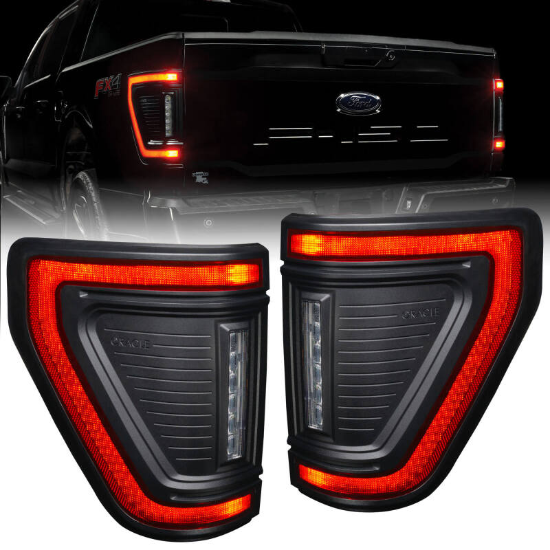 Oracle Lighting 21-24 Ford F-150 Flush Style LED Tail Lights Oracle Lighting 21-24 Ford F-150 Flush Style LED Tail Lights