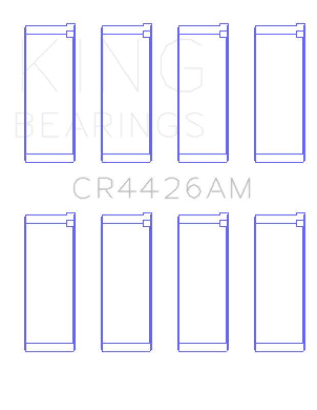 King Engine Bearings Renault R12 (Size +0.25mm) Connecting Rod Bearing Set King Engine Bearings Renault R12 (Size +0.25mm) Connecting Rod Bearing Set