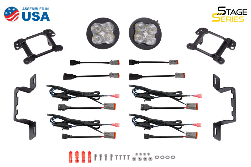 Diode Dynamics SS3 Pro Type MR Kit ABL - White SAE Fog Diode Dynamics SS3 Pro Type MR Kit ABL - White SAE Fog
