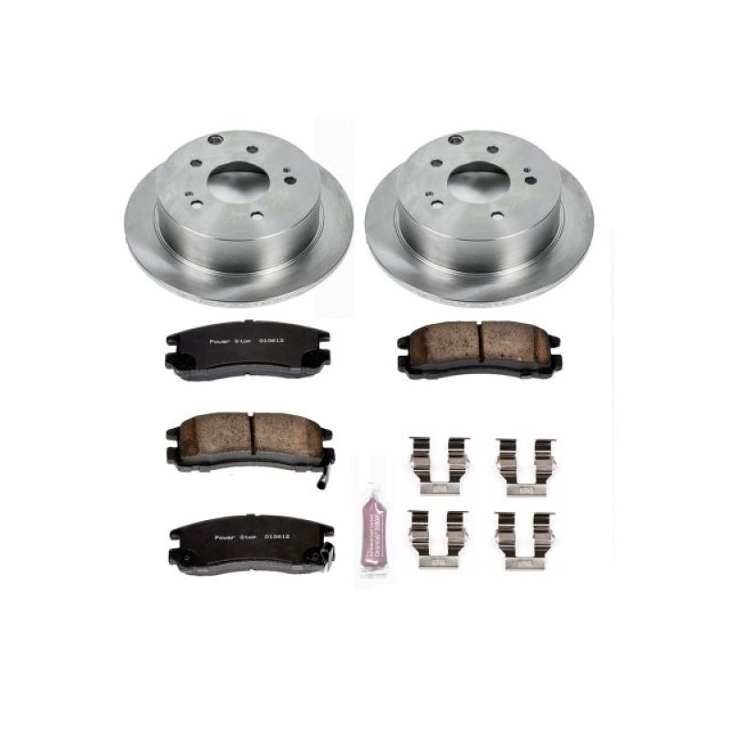 Power Stop 06-12 Mitsubishi Eclipse Rear Autospecialty Brake Kit Power Stop 06-12 Mitsubishi Eclipse Rear Autospecialty Brake Kit