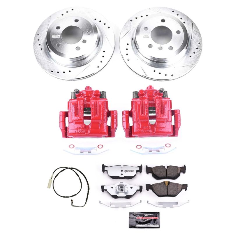 Power Stop 07-10 BMW 328i Rear Z26 Street Warrior Brake Kit w/Calipers Power Stop 07-10 BMW 328i Rear Z26 Street Warrior Brake Kit w/Calipers