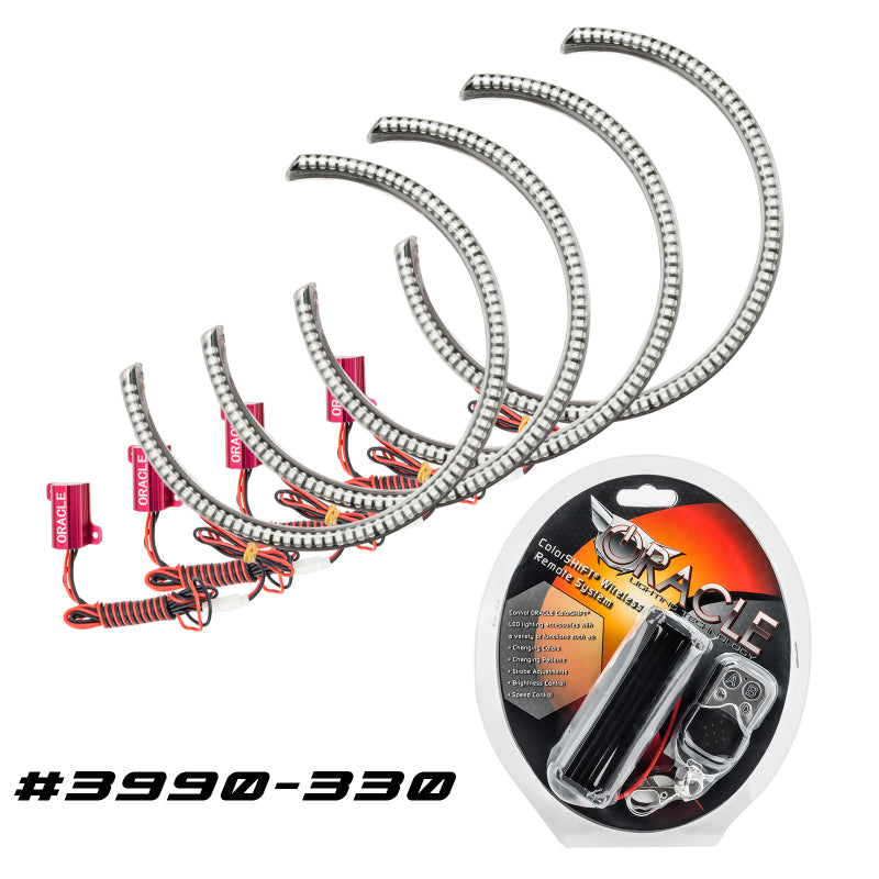 Oracle Dodge Challenger 15-21 LED Waterproof Halo Kit - ColorSHIFT Oracle Dodge Challenger 15-21 LED Waterproof Halo Kit - ColorSHIFT