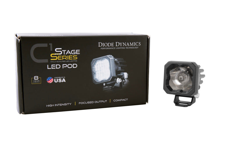 Diode Dynamics Stage Series C1 LED Pod Sport - White Flood Standard RBL Each Diode Dynamics Stage Series C1 LED Pod Sport - White Flood Standard RBL Each