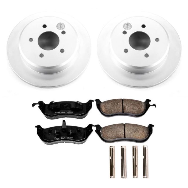 Power Stop 96-02 Ford Crown Victoria Rear Z17 Evolution Geomet Coated Brake Kit Power Stop 96-02 Ford Crown Victoria Rear Z17 Evolution Geomet Coated Brake Kit