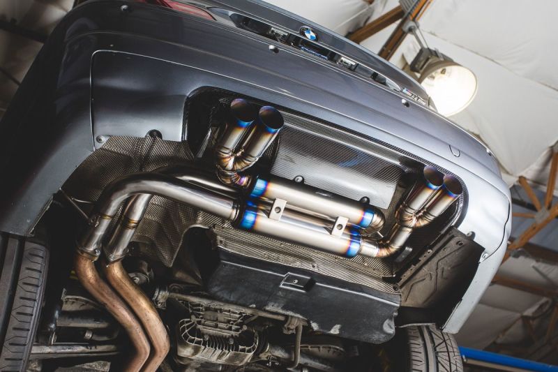 VR Performance 01-05 BMW M3 E46 Titanium Exhaust System- Quad Titanium Tips VR Performance 01-05 BMW M3 E46 Titanium Exhaust System- Quad Titanium Tips