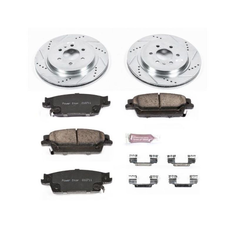 Power Stop 04-09 Cadillac SRX Rear Z23 Evolution Sport Brake Kit Power Stop 04-09 Cadillac SRX Rear Z23 Evolution Sport Brake Kit