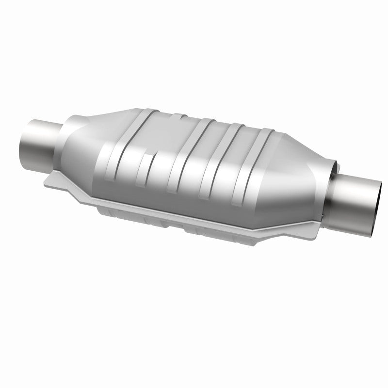 MagnaFlow Conv Univ 2.25in Inlet/Outlet Center/Center Oval 12in Body L x 7in W x 16in Overall L MagnaFlow Conv Univ 2.25in Inlet/Outlet Center/Center Oval 12in Body L x 7in W x 16in Overall L