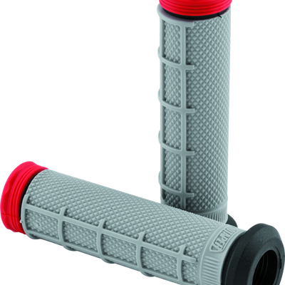 ProTaper Tri Density ATV 1/2 Waffle Grips - Red