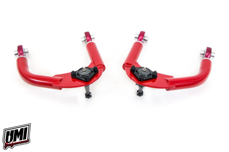 UMI Performance 93-02 GM F-Body Upper A-Arm Adj. Drag CrMo - Red UMI Performance 93-02 GM F-Body Upper A-Arm Adj. Drag CrMo - Red