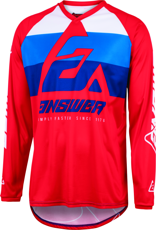 Answer 23 Syncron CC Jersey Red/White/Blue Youth - Medium Answer 23 Syncron CC Jersey Red/White/Blue Youth - Medium