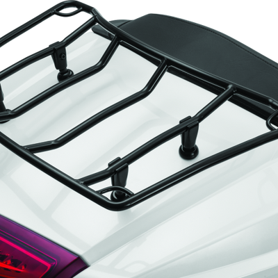 Kuryakyn Trunk Luggage Rack Adjustable Gloss Black