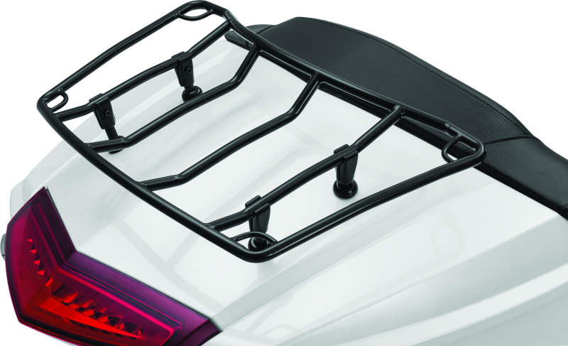 Kuryakyn Trunk Luggage Rack Adjustable Gloss Black Kuryakyn Trunk Luggage Rack Adjustable Gloss Black
