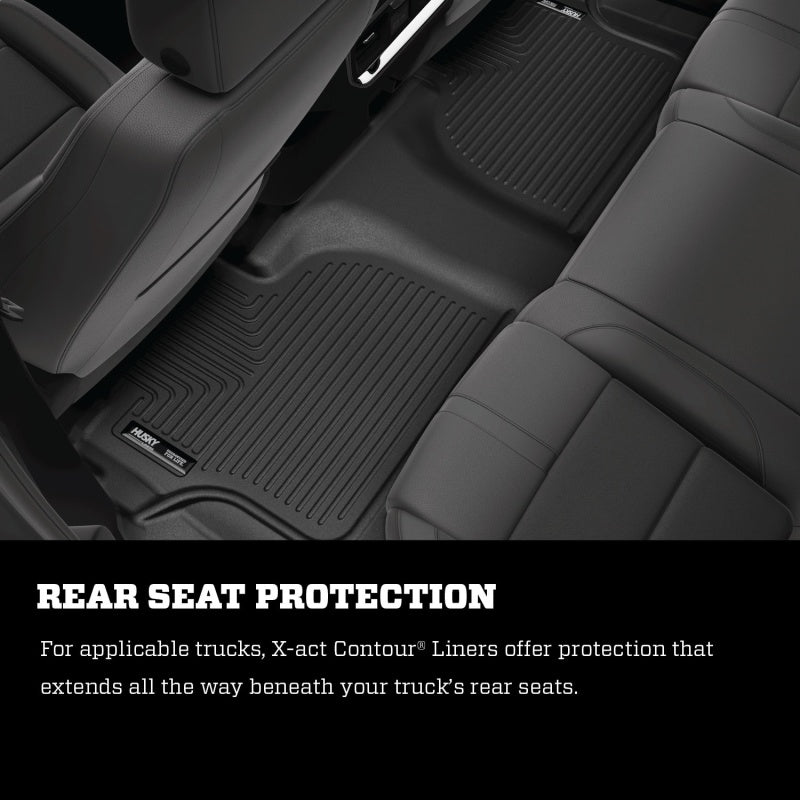 Husky Liners 11-15 Jeep Wrangler 2 Door X-Act Contour Black 2nd Row Floor Liners Husky Liners 11-15 Jeep Wrangler 2 Door X-Act Contour Black 2nd Row Floor Liners