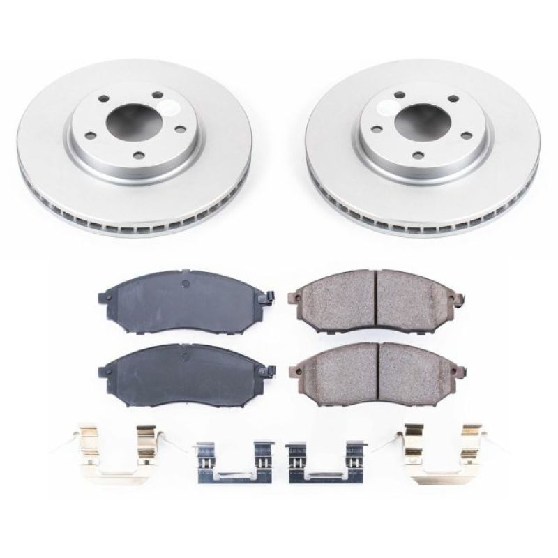 Power Stop 03-04 Infiniti M45 Front Z17 Evolution Geomet Coated Brake Kit Power Stop 03-04 Infiniti M45 Front Z17 Evolution Geomet Coated Brake Kit