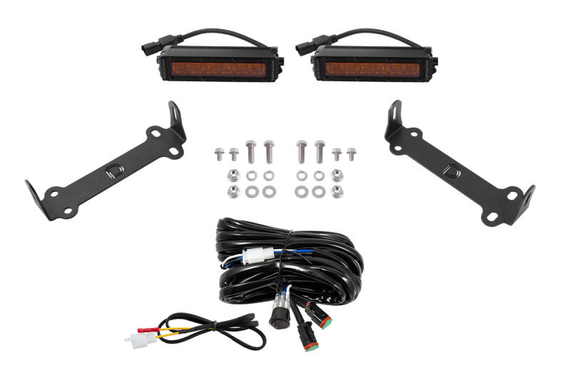 Diode Dynamics 14-21 Toyota 4Runner Stage Series SAE/DOT LED Lightbar Kit - Amber Driving Diode Dynamics 14-21 Toyota 4Runner Stage Series SAE/DOT LED Lightbar Kit - Amber Driving