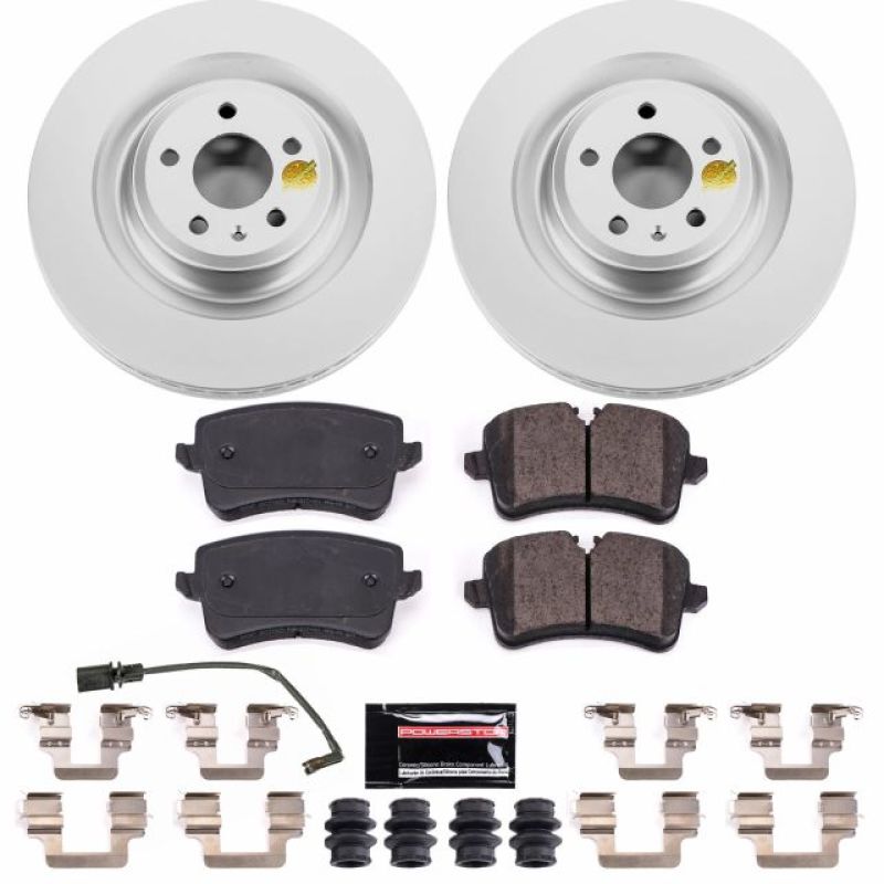 Power Stop 16-18 Audi A7 Quattro Rear Z23 Evolution Sport Coated Brake Kit Power Stop 16-18 Audi A7 Quattro Rear Z23 Evolution Sport Coated Brake Kit