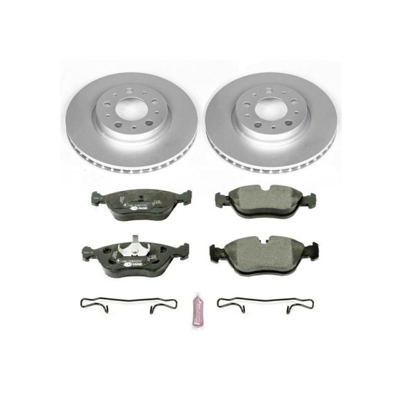 Power Stop 94-97 Volvo 850 Front Euro-Stop Brake Kit Power Stop 94-97 Volvo 850 Front Euro-Stop Brake Kit