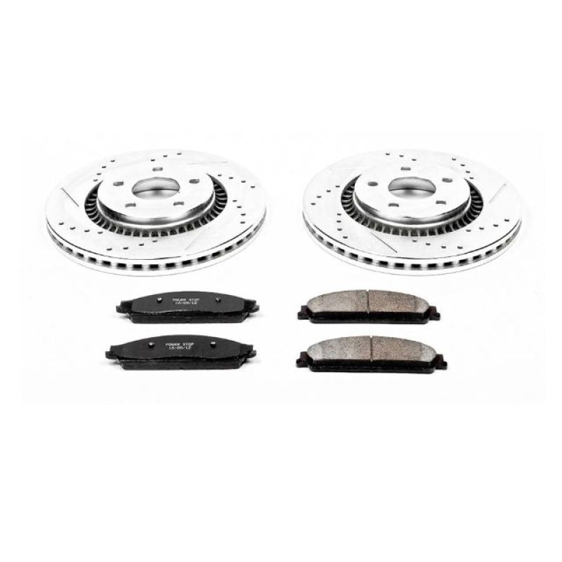 Power Stop 05-07 Ford Five Hundred Front Z23 Evolution Sport Brake Kit Power Stop 05-07 Ford Five Hundred Front Z23 Evolution Sport Brake Kit