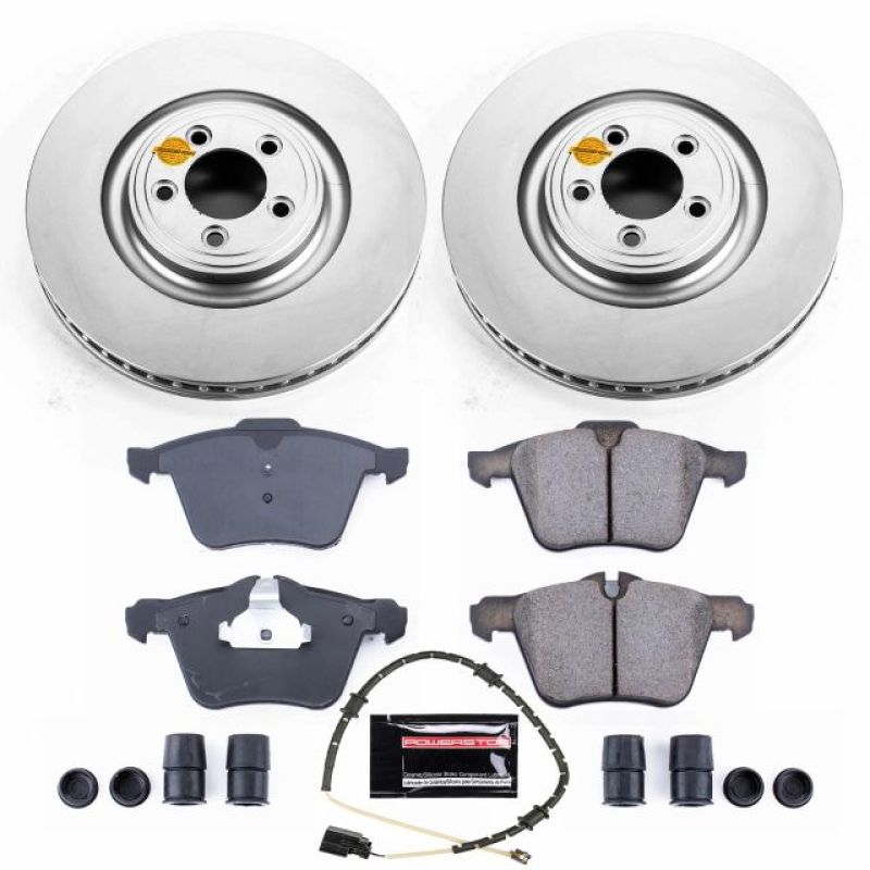 Power Stop 10-15 Jaguar XF Front Z23 Evolution Sport Coated Brake Kit Power Stop 10-15 Jaguar XF Front Z23 Evolution Sport Coated Brake Kit