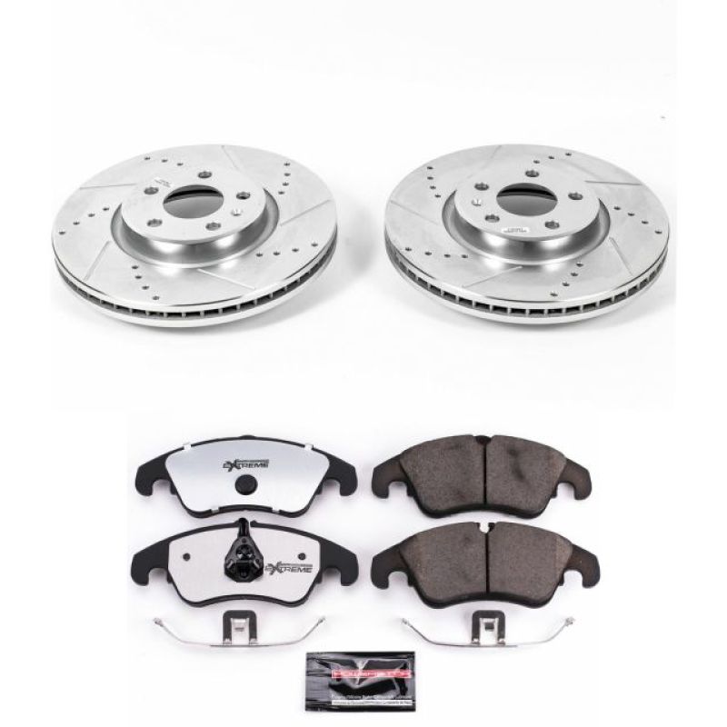 Power Stop 12-16 Audi A4 Front Z26 Street Warrior Brake Kit Power Stop 12-16 Audi A4 Front Z26 Street Warrior Brake Kit