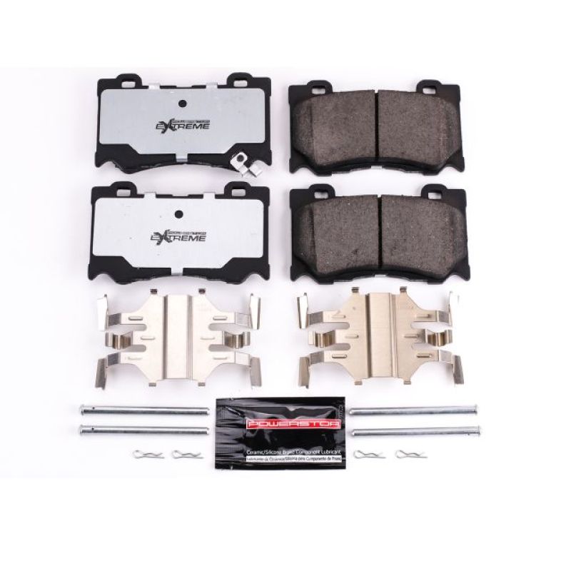 Power Stop 09-13 Infiniti FX50 Front Z26 Extreme Street Brake Pads w/Hardware Power Stop 09-13 Infiniti FX50 Front Z26 Extreme Street Brake Pads w/Hardware